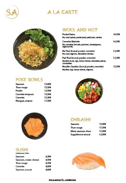 So Asian - Restaurant Asiatique Lyon - Menu Image 2